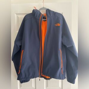 The North Face Men's Blue and Orange Performance Jacket